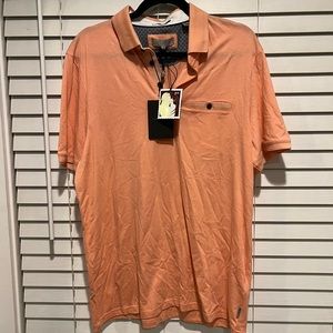 Ted Baker Tortila Slim Fit Tipped Pocket‎ Polo - NWT - 5/L